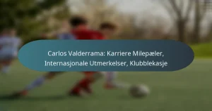 Carlos Valderrama: Karriere Milepæler, Internasjonale Utmerkelser, Klubblekasje